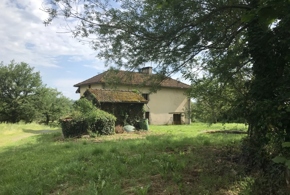 Maison Auvergnate à rénover avec jardin, proche Maurs-la-Jolie 
