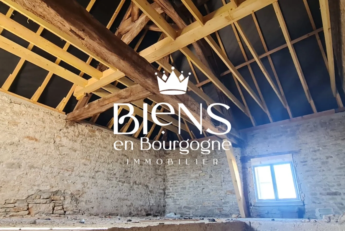 Maison à aménager de 81 m² dans un village dynamique proche de Beaune 
