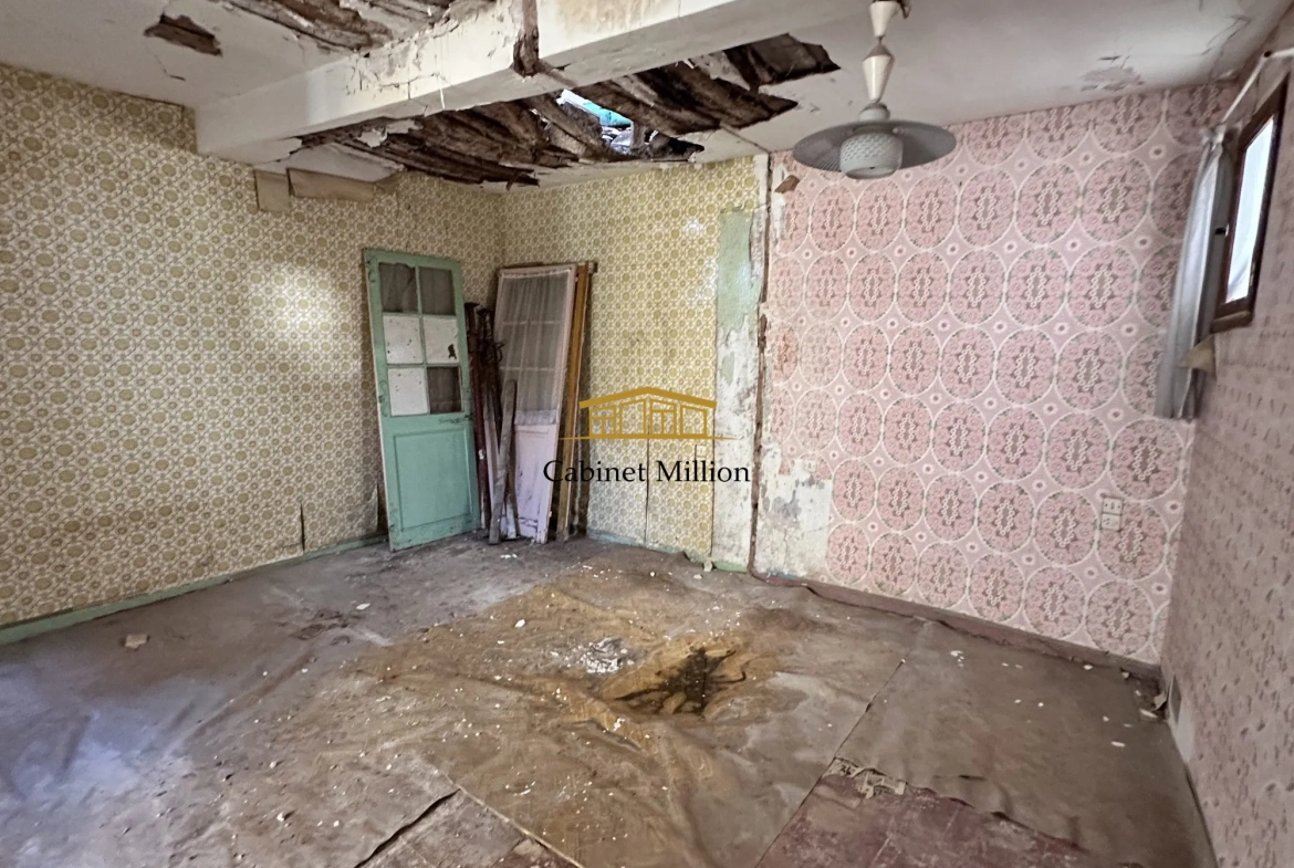 Maison à rénover au cœur de Cazouls-les-Béziers avec fort potentiel 