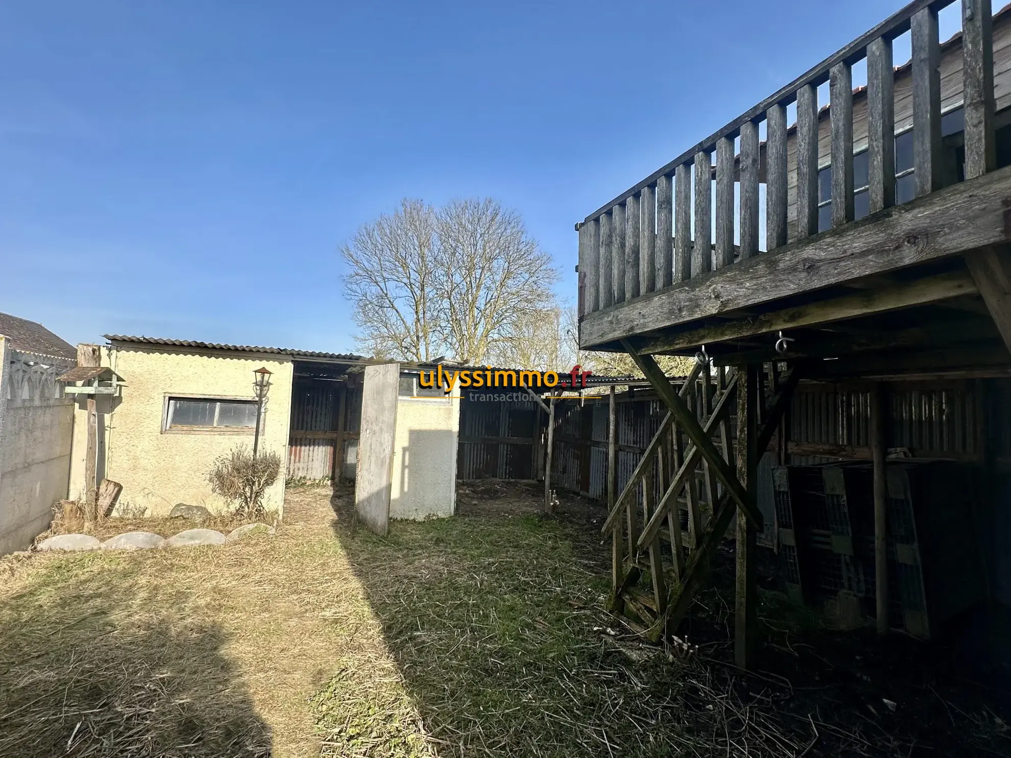 Maison de plain-pied à Warvillers avec jardin et terrasse orientée sud 