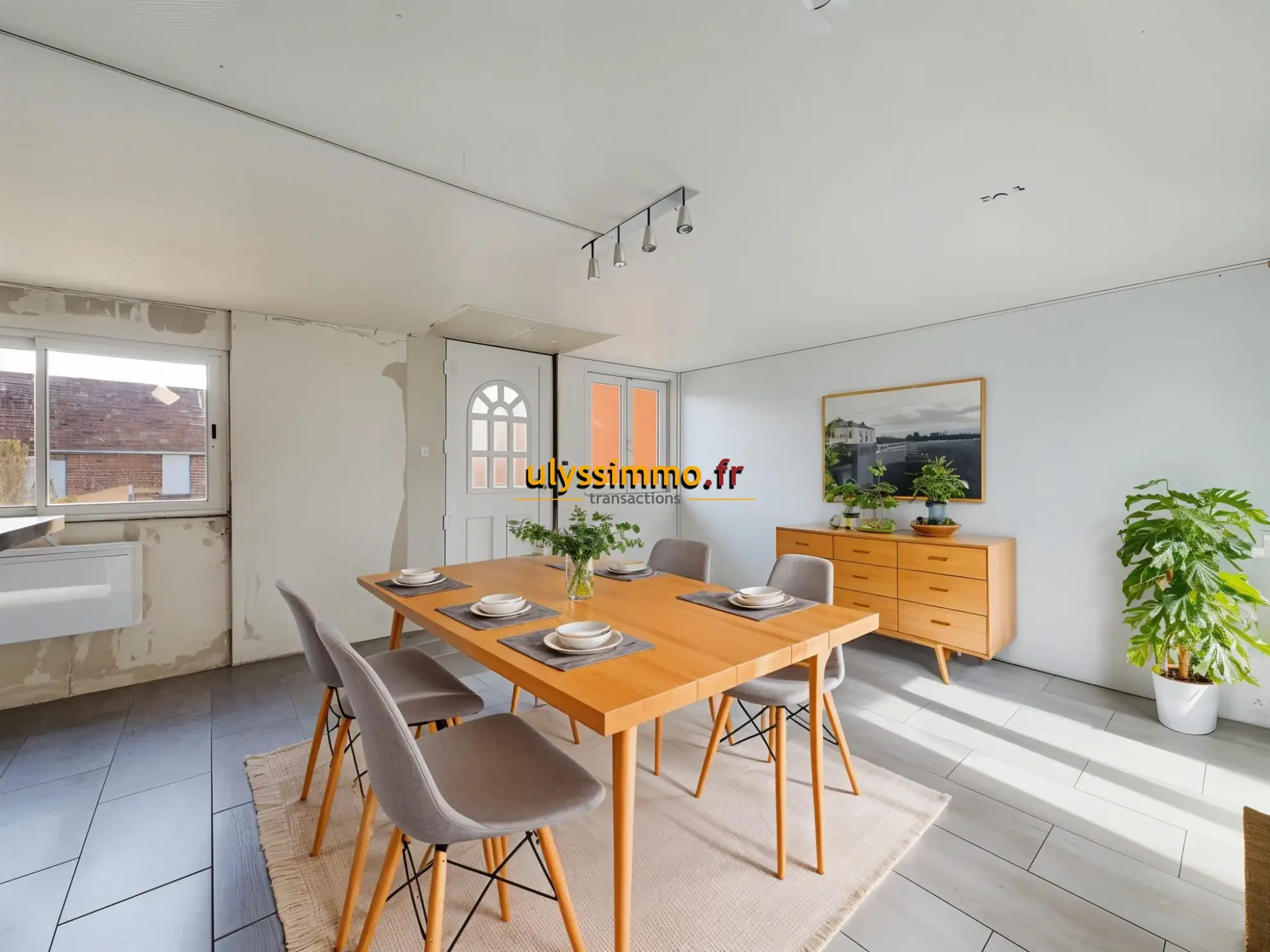 Maison de plain-pied à Warvillers avec jardin et terrasse orientée sud 