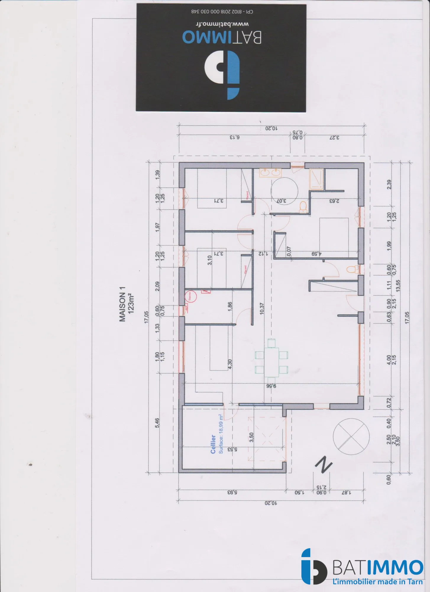 Terrain constructible à Graulhet de 1894 m² – calme, naturel, viabilisé à proximité 