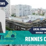 Local commercial de 152 m² à Rennes Centre - Divisible et Visible