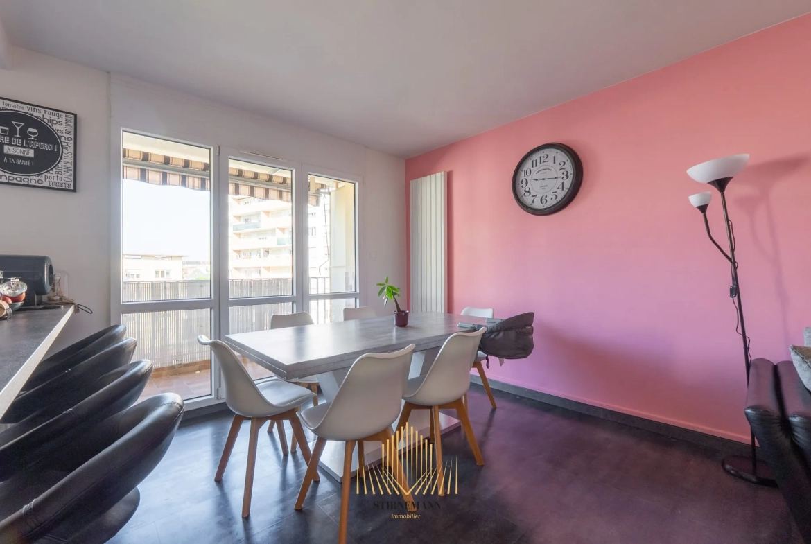 Appartement à vendre à Neudorf, Strasbourg – 71 m² avec balcon 