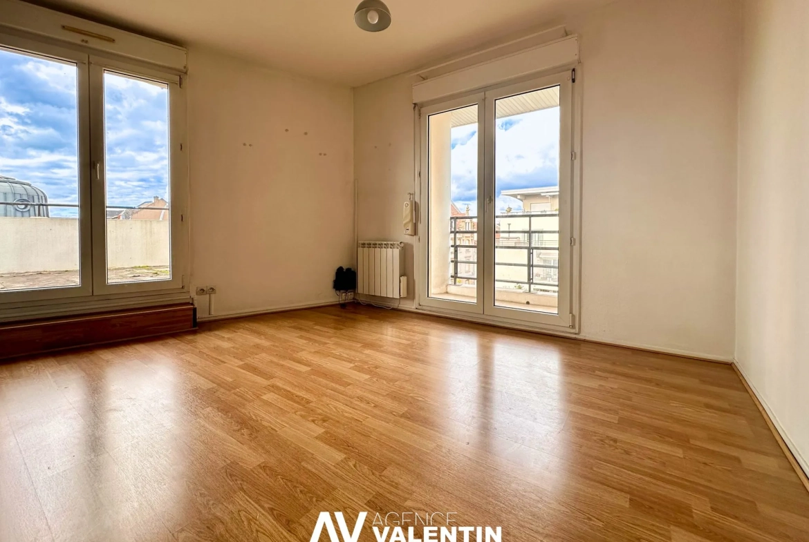Bel appartement 2 pièces avec terrasse et garage à Montigny-lès-Metz 
