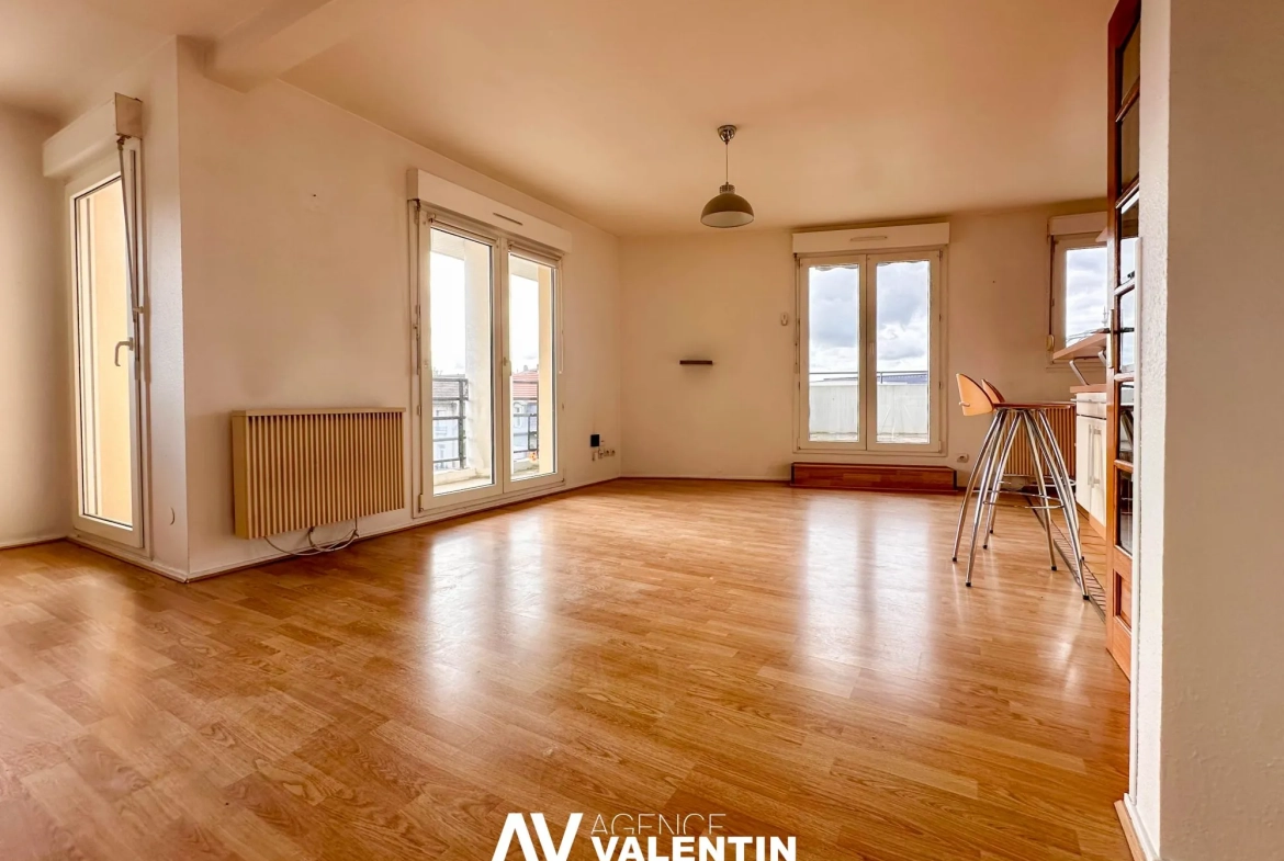 Bel appartement 2 pièces avec terrasse et garage à Montigny-lès-Metz 