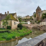 Maison ancienne avec vue imprenable et jardin à Semur-en-Auxois