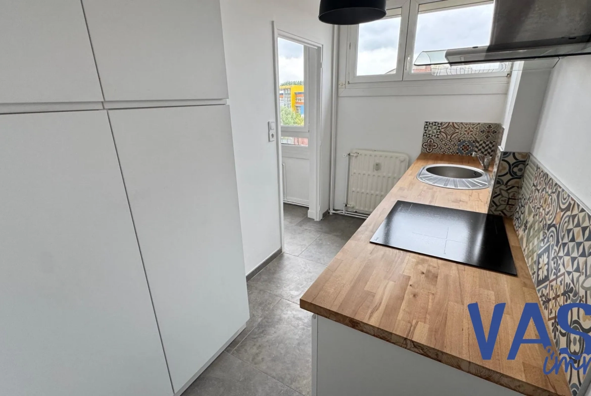 Appartement T2 de 39 m² à vendre à Tourcoing - Lumineux, proche commodités 
