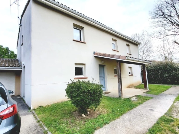Villa T3 à Carcassonne avec jardin, garage et location en cours