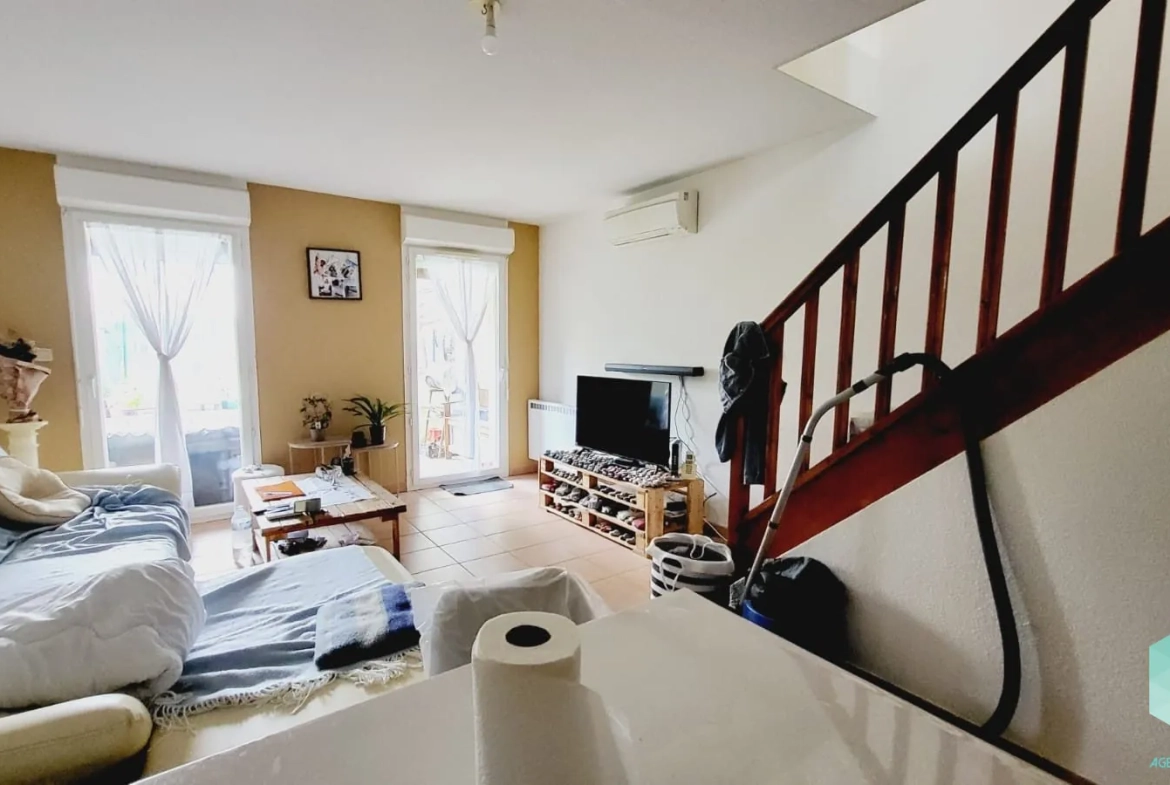Villa T3 à Carcassonne avec jardin, garage et location en cours 
