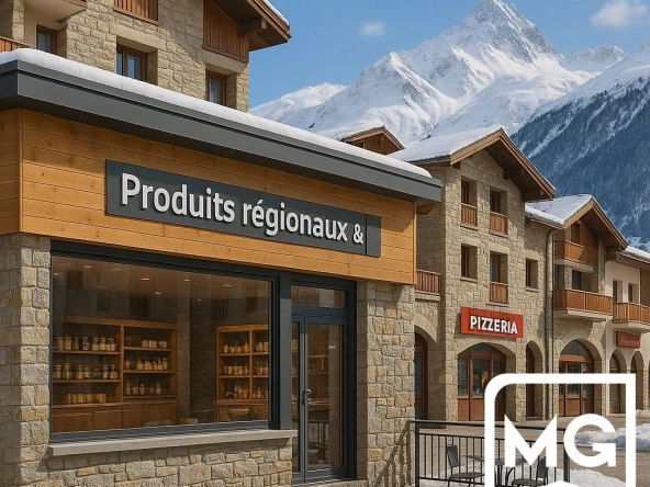 Commerce d'alimentation, boulangerie and fromagerie à vendre dans une station de ski renommée
