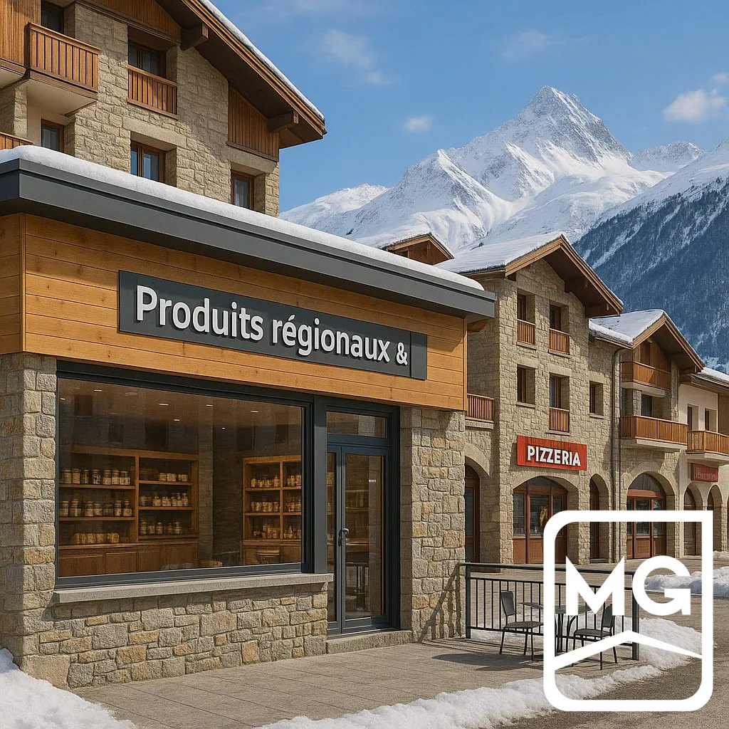 Commerce d'alimentation, boulangerie and fromagerie à vendre dans une station de ski renommée 
