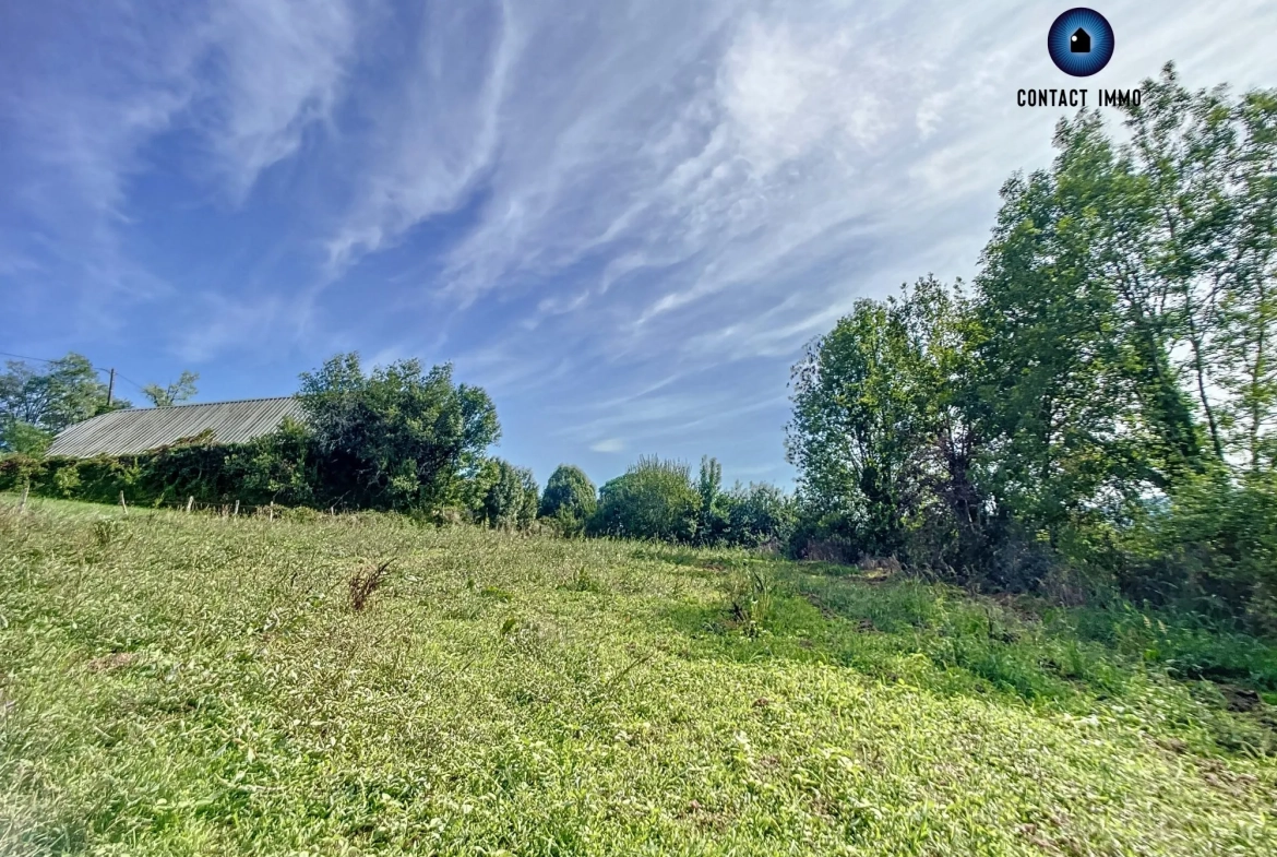 Terrain constructible de 1800 m² à Lintillac, proximité Brive-la-Gaillarde 