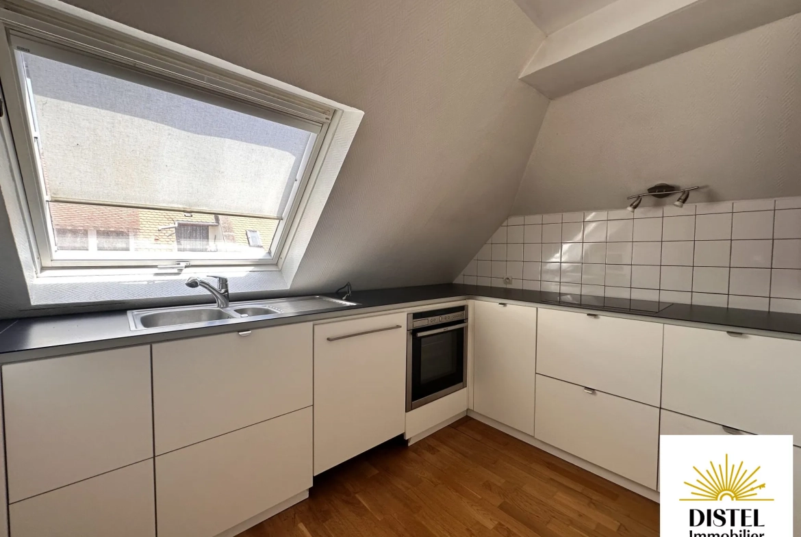 A vendre appartement duplex 3 pièces avec cave à Schiltigheim 