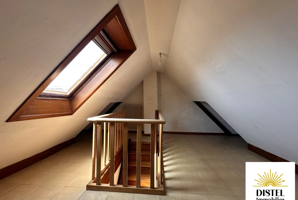 A vendre appartement duplex 3 pièces avec cave à Schiltigheim 
