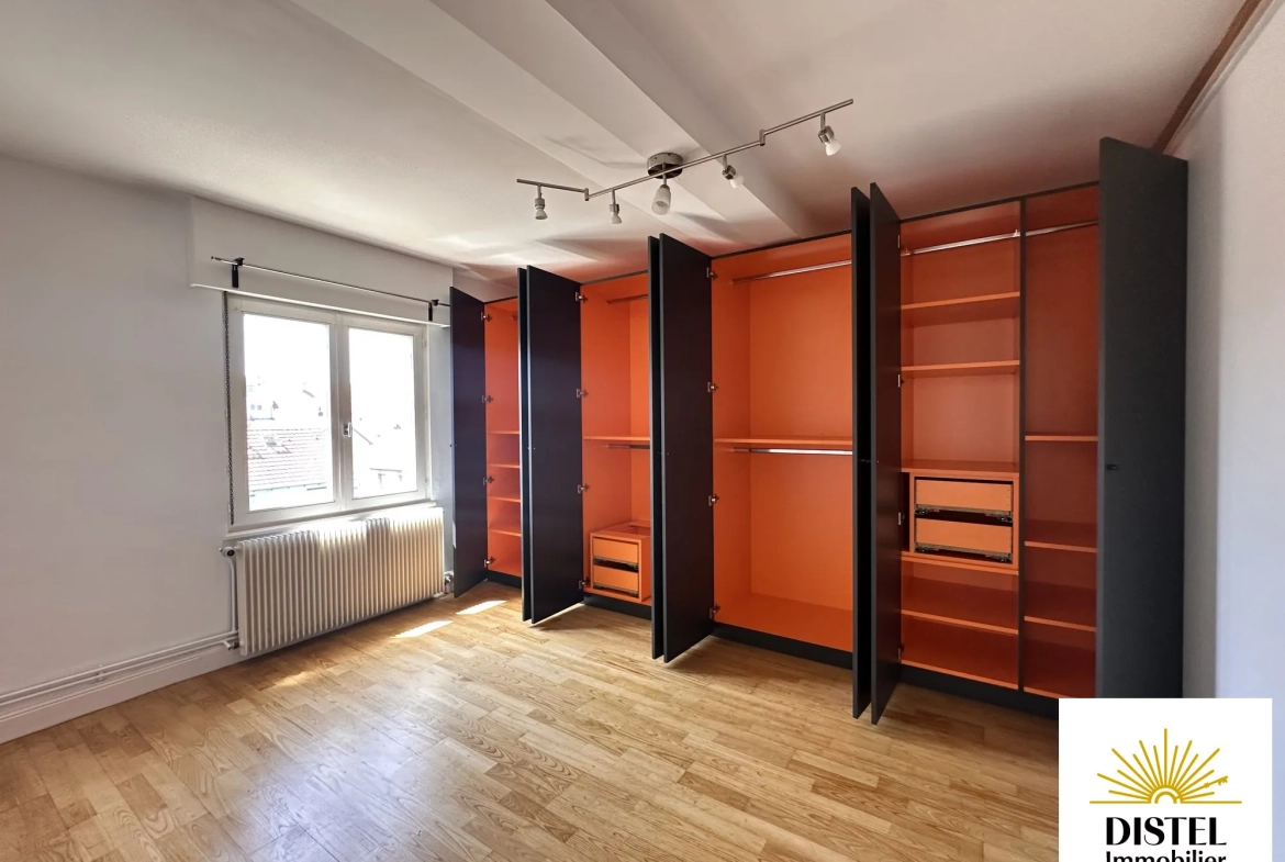 A vendre appartement duplex 3 pièces avec cave à Schiltigheim 