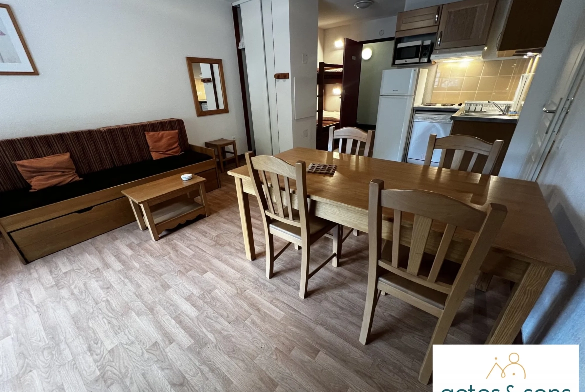 Appartement PMR dans le domaine des Sybelles avec piscine et accès ski à 50m 