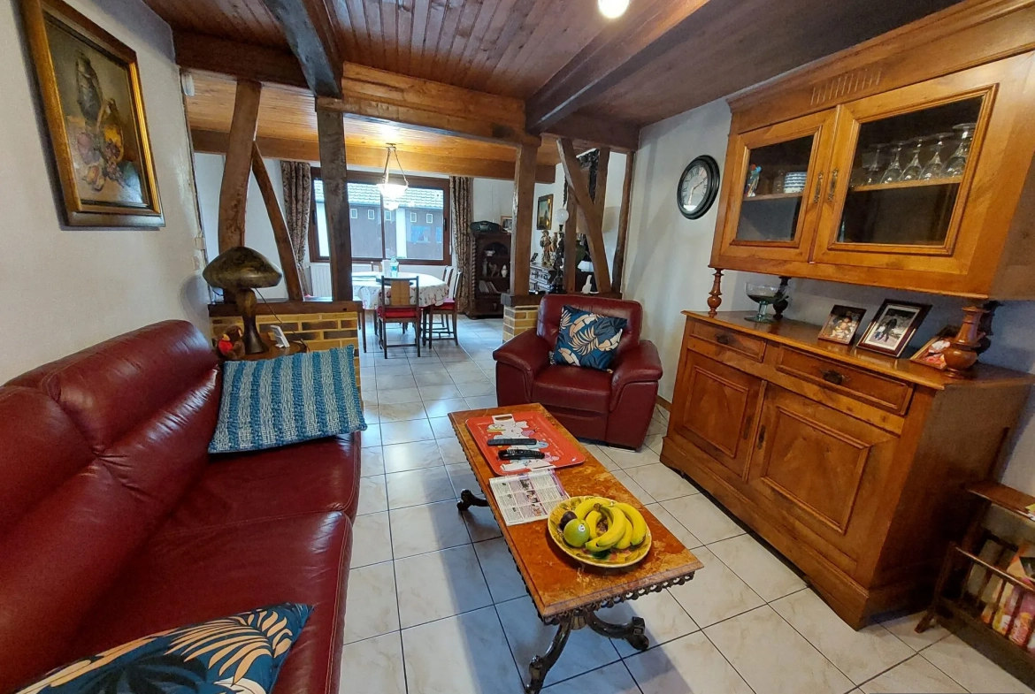 Achat maison 3 chambres avec garage et jardin à Bernaville près d'Abbeville 