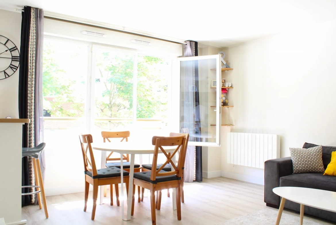 Appartement T2 de 46,5 m² avec cave et stationnement à Rouen 