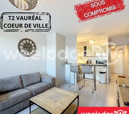 Bel appartement T2 moderne avec balcon à Vauréal - Standing et proximité des commodités