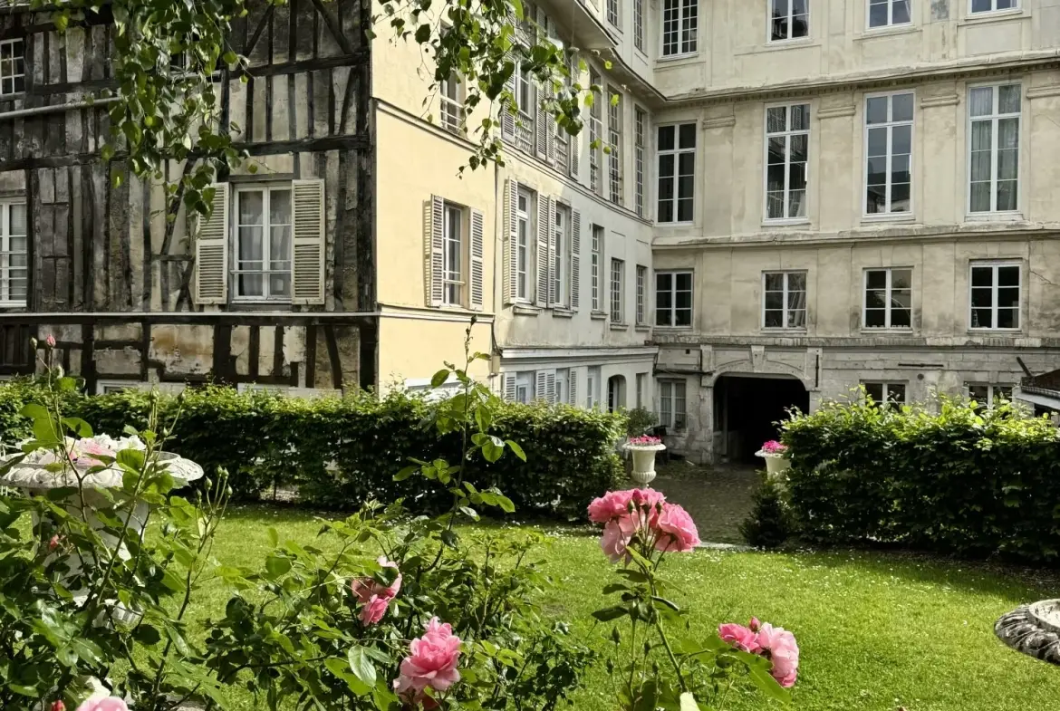 Appartement F3 bis à Rouen Rive-Droite, proche gare et Musée des Beaux-Arts 