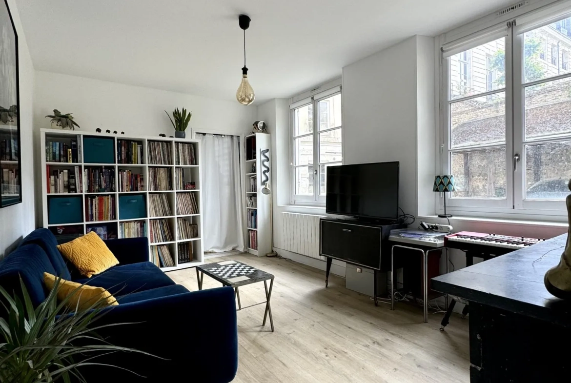Appartement F3 bis à Rouen Rive-Droite, proche gare et Musée des Beaux-Arts 