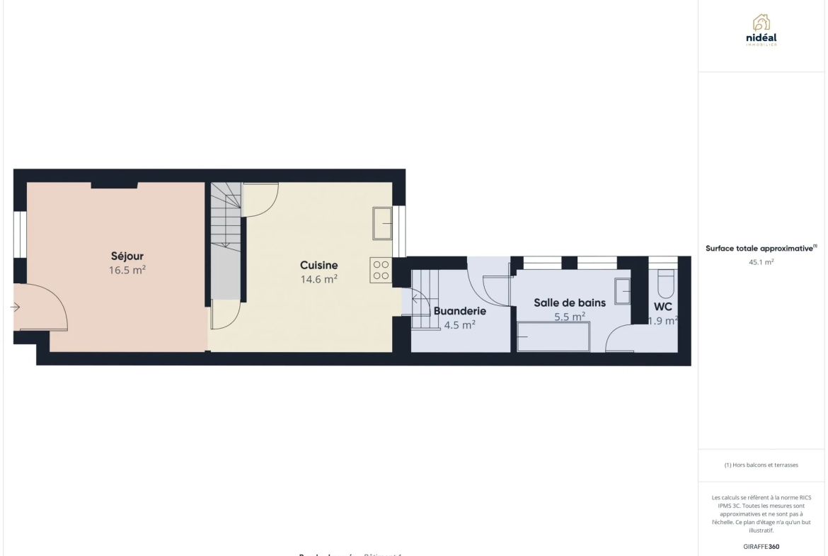 Maison mitoyenne à Rousies avec 3 chambres et cave - Bien à découvrir 