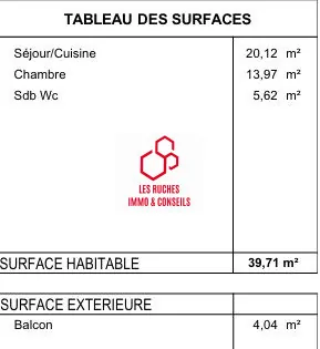Appartement T2 à vendre à Mantes-la-Jolie, 39,71 m² en centre-ville 