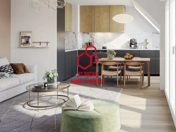 Appartement T2 à vendre à Mantes-la-Jolie, 39,71 m² en centre-ville
