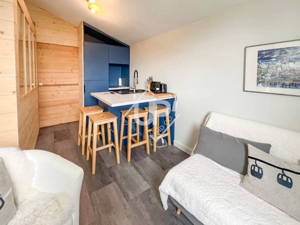 Appartement T2 rénové avec balcon à Samoëns 1600 - Pied des pistes