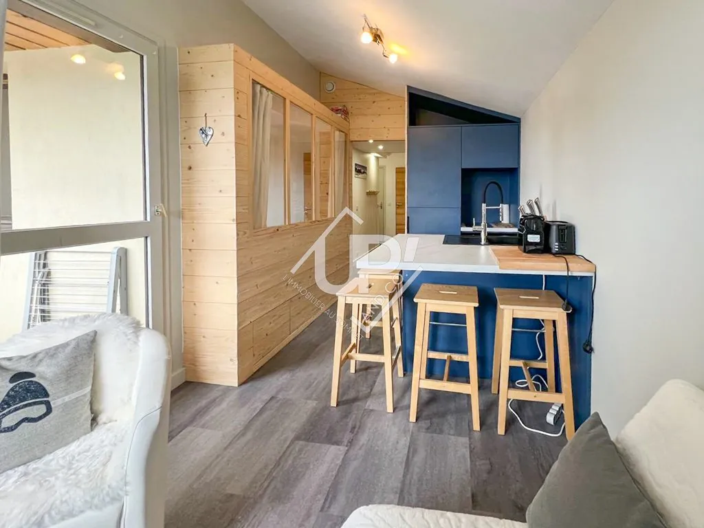 Appartement T2 rénové avec balcon à Samoëns 1600 - Pied des pistes 