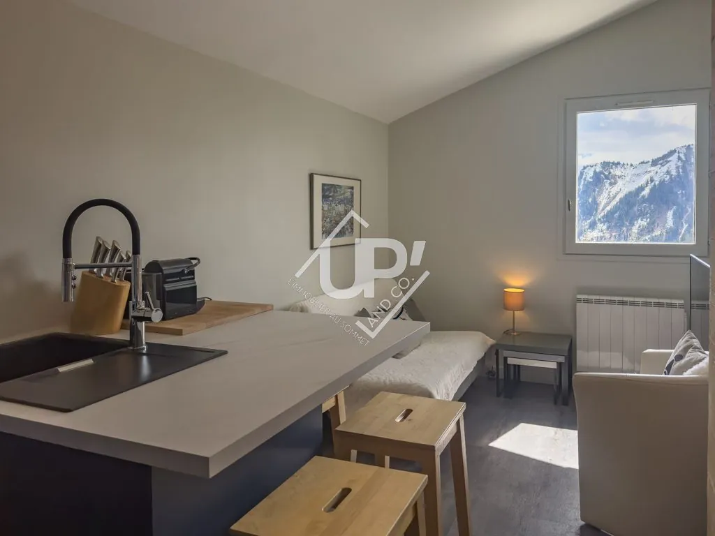Appartement T2 rénové avec balcon à Samoëns 1600 - Pied des pistes 