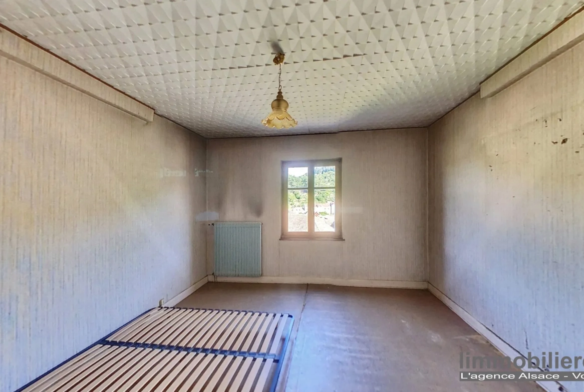 Maison familiale à vendre à Sainte-Croix-aux-Mines avec jardin et garage 