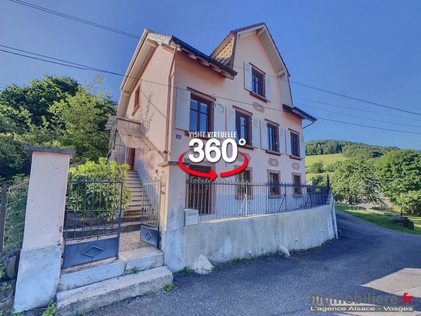 Maison familiale à vendre à Sainte-Croix-aux-Mines avec jardin et garage