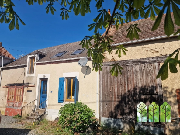 Grande propriété rurale avec maison rénovée, gîte à finir et dépendances à Saint-Saturnin (18370)