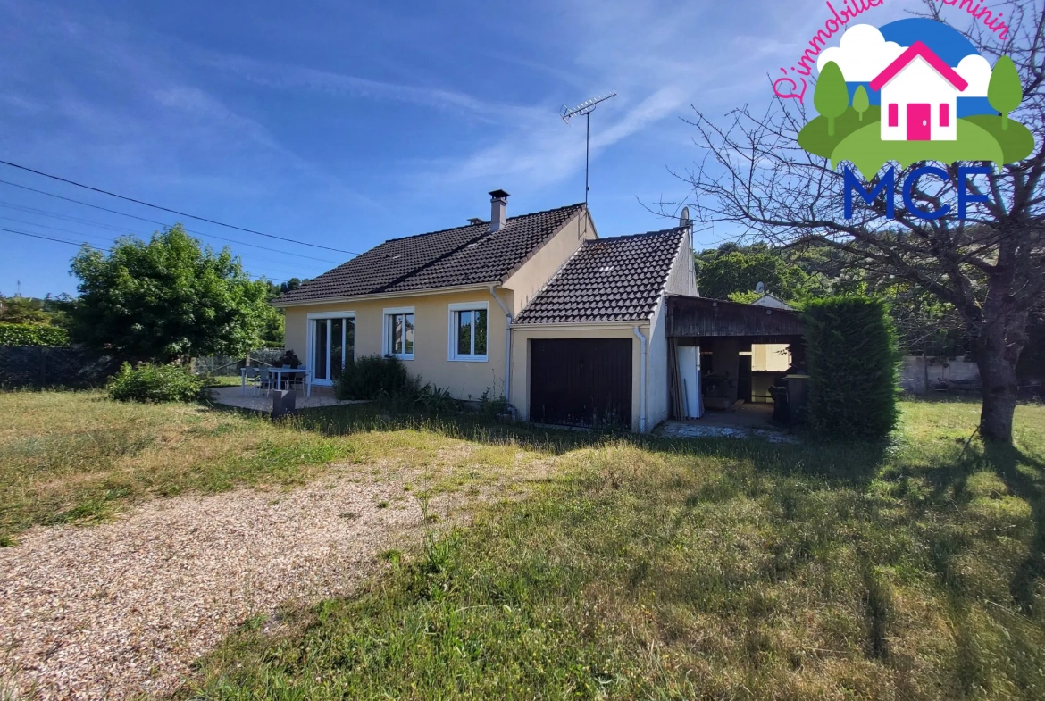 Charmante maison de plain-pied de 70 m² à Bueil avec jardin et garage 
