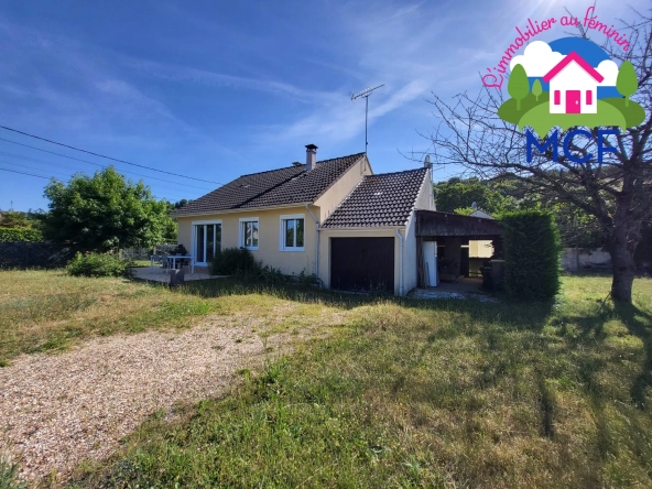 Charmante maison de plain-pied de 70 m² à Bueil avec jardin et garage