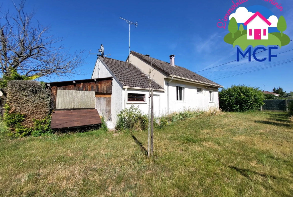 Charmante maison de plain-pied de 70 m² à Bueil avec jardin et garage 