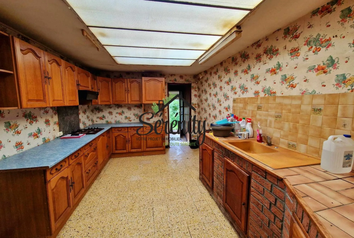 Maison à rénover à Cauroir 59400 avec grand potentiel et jardin 