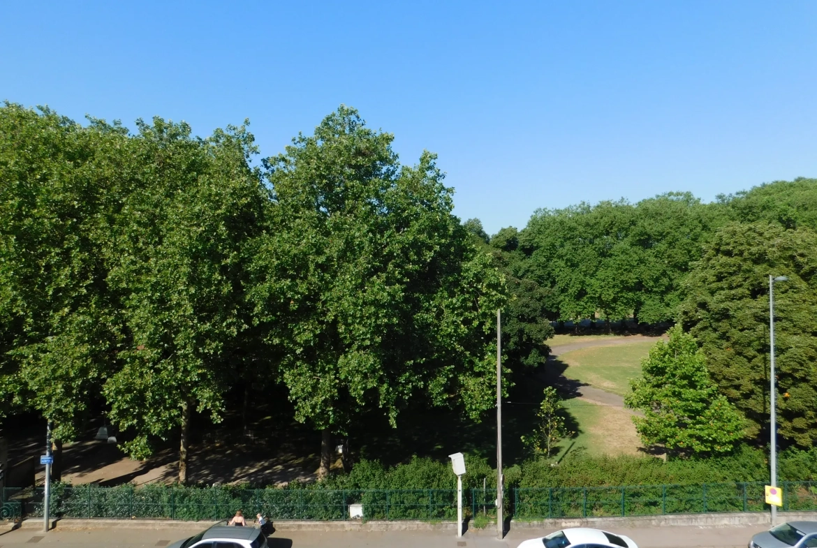 Spacieux appartement T3 Bis avec balcon face au Parc de la Pépinière à Nancy 