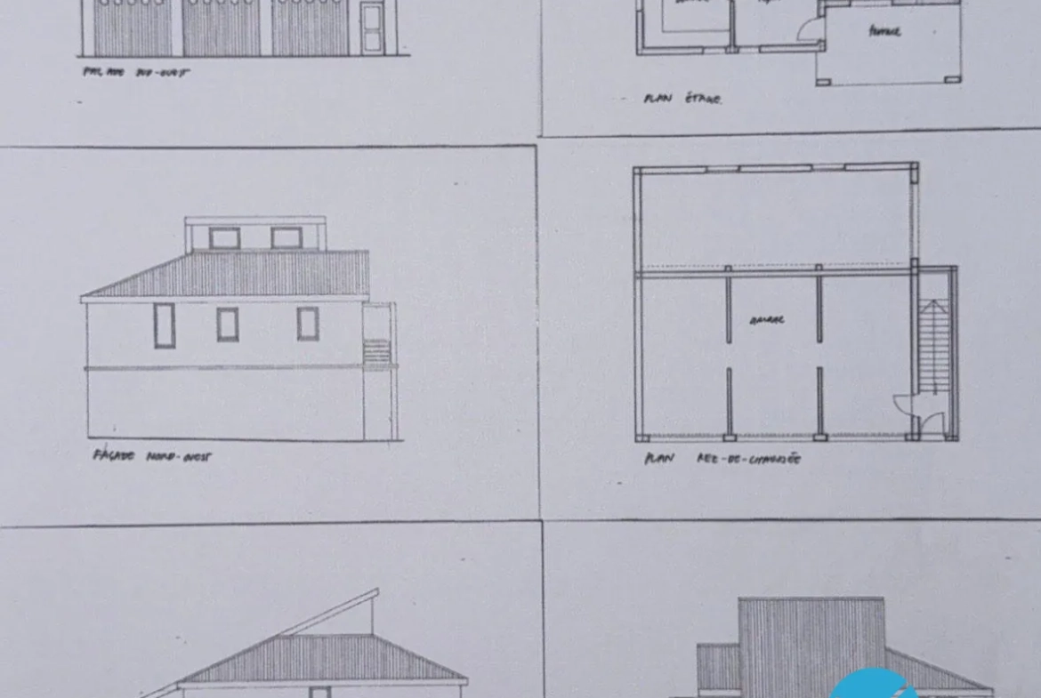 Terrain constructible à Douelle avec bâtisse et vue dégagée – Opportunité rare 