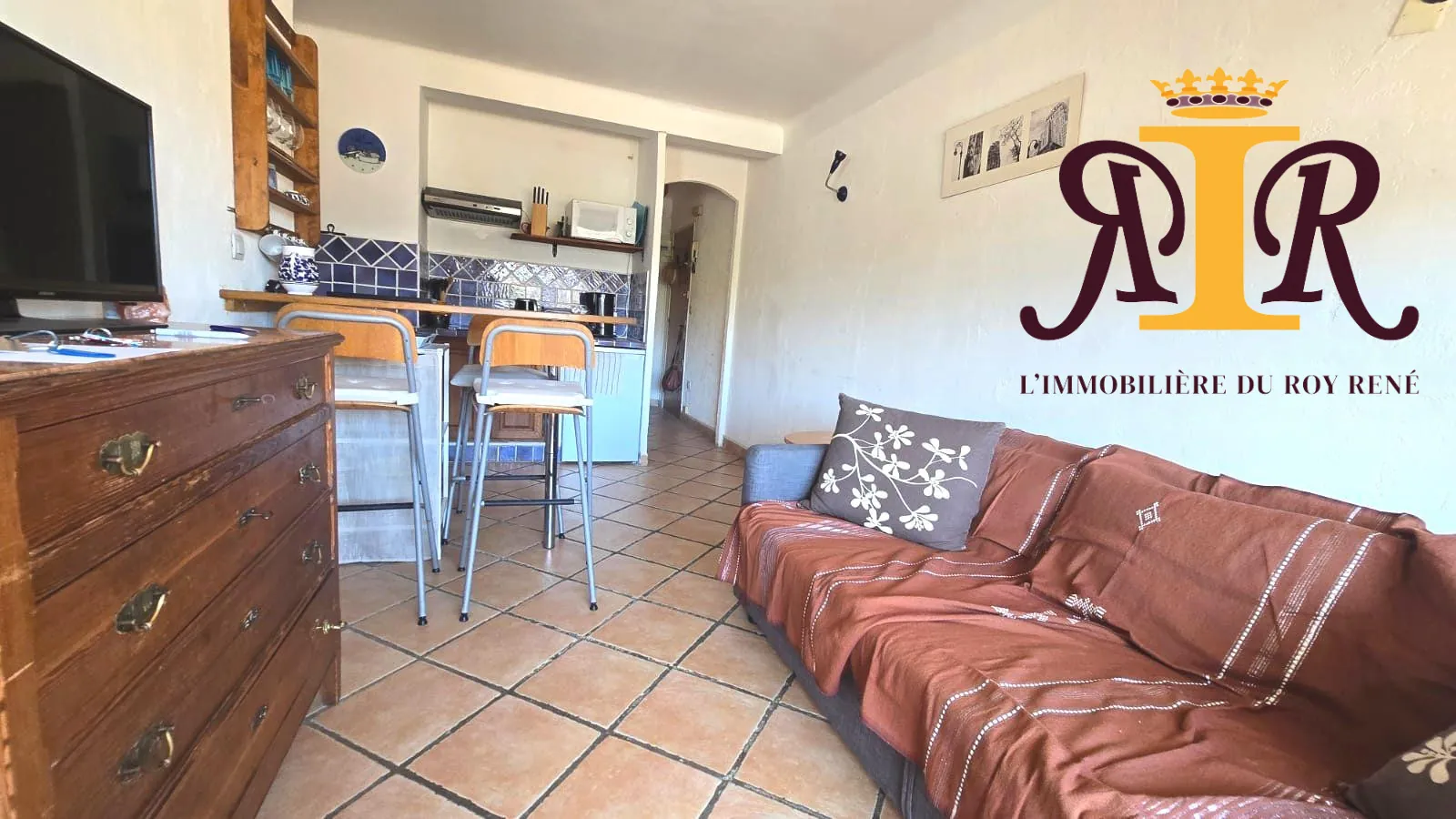 Charmant appartement T2 avec terrasse au centre d'Aix-en-Provence 