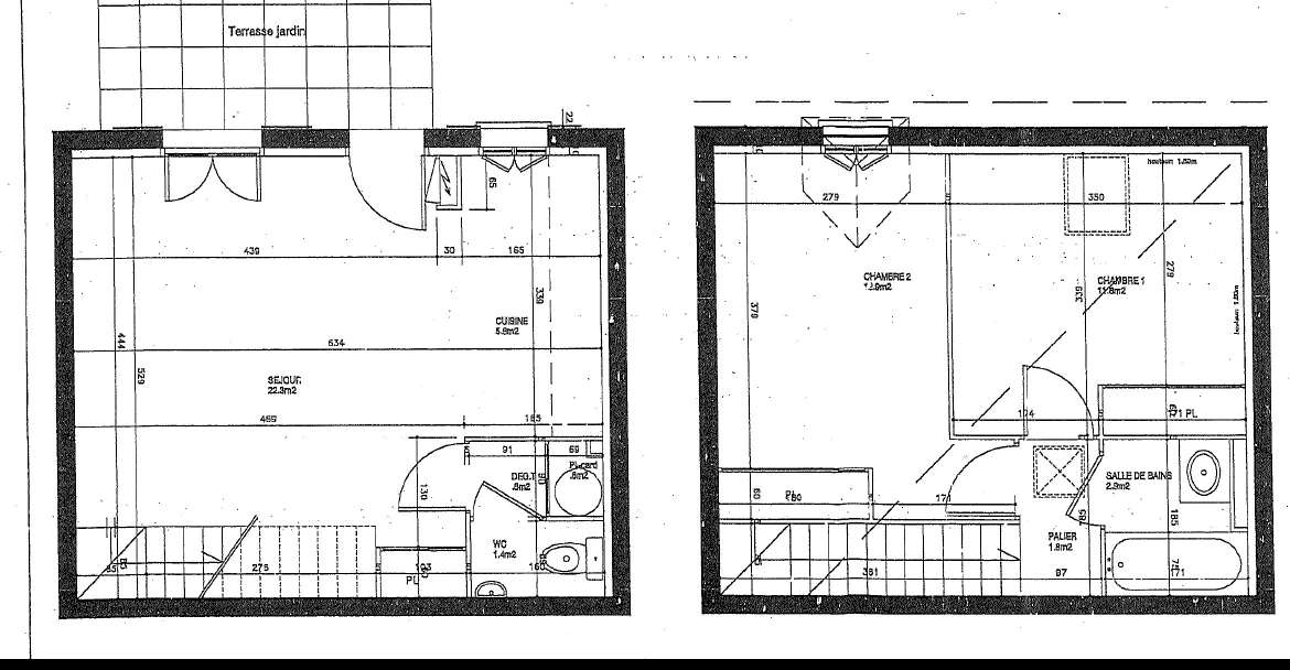Charmante maison 3 pièces à Magny-le-Hongre avec terrasse et stationnement 