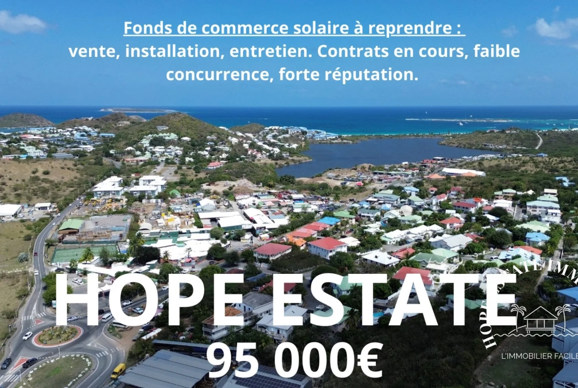 Fonds de commerce d'énergie solaire à vendre, emplacement stratégique 