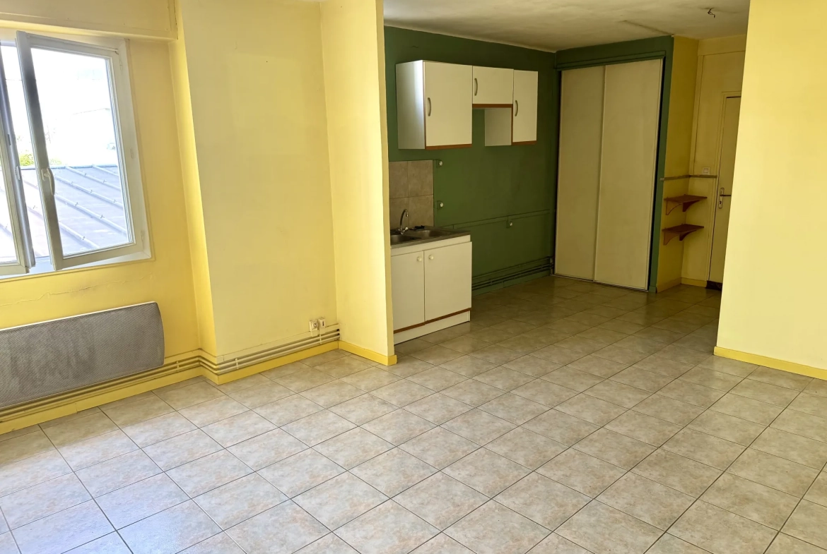 Appartement T2Bis lumineux à Toulouse Bonnefoy avec parking et travaux à prévoir 