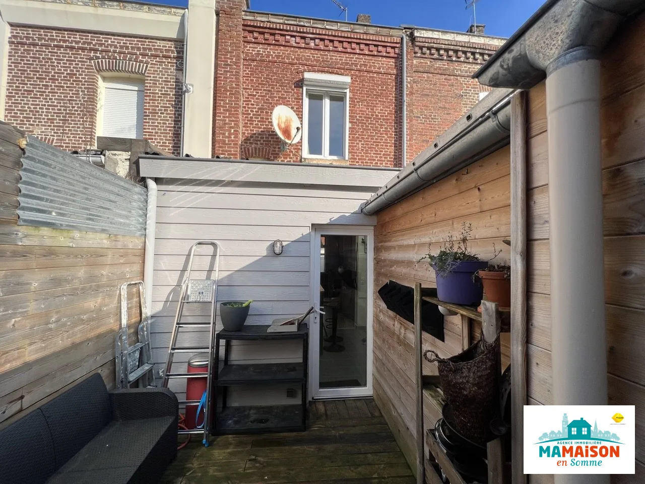 Maison Amiénoise de 78 m² à vendre à Amiens Saint-Acheul avec terrasse 