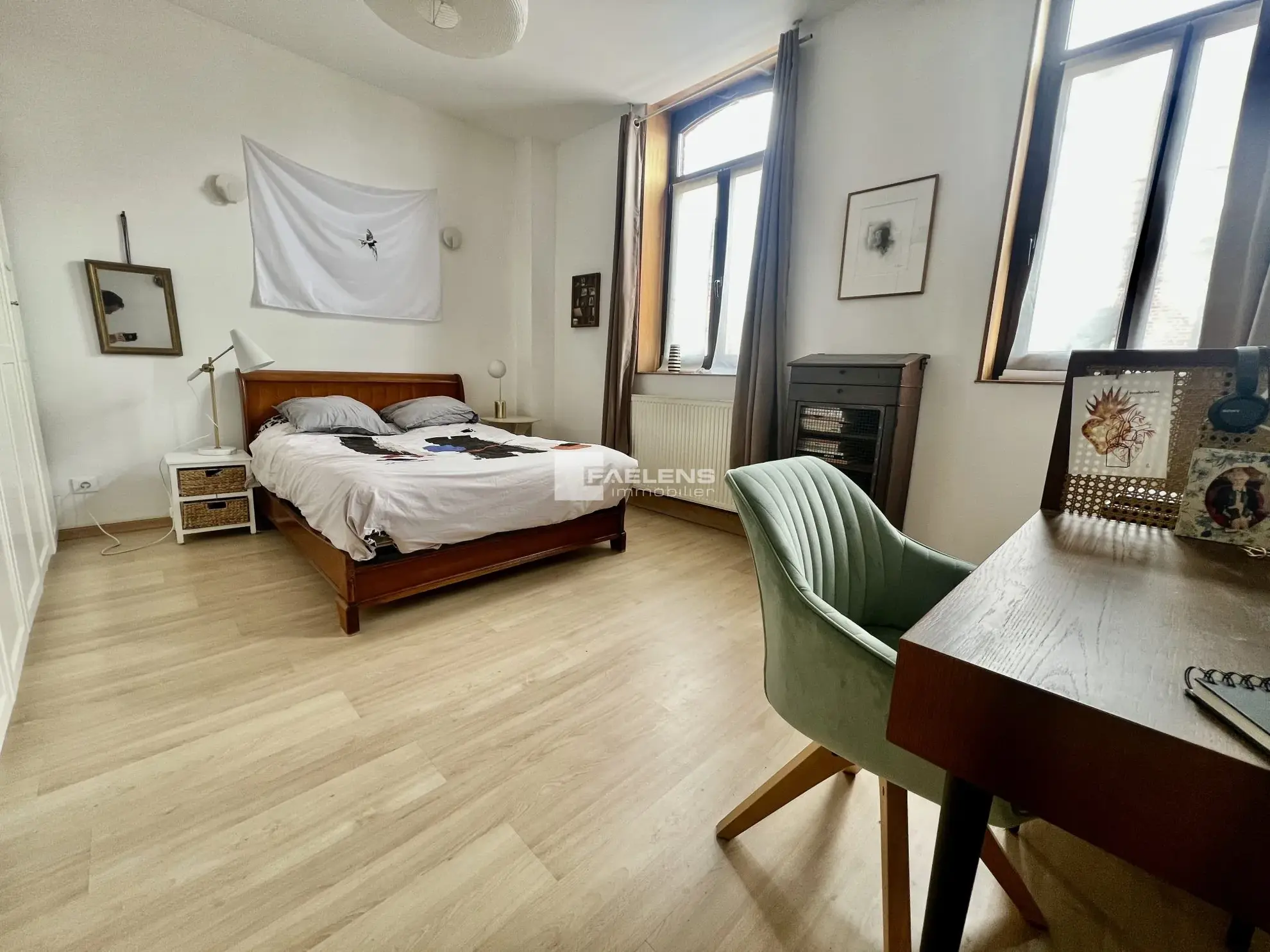 Charmante maison 1930 à Roubaix avec 3 chambres et cave au prix de 159 000 € 