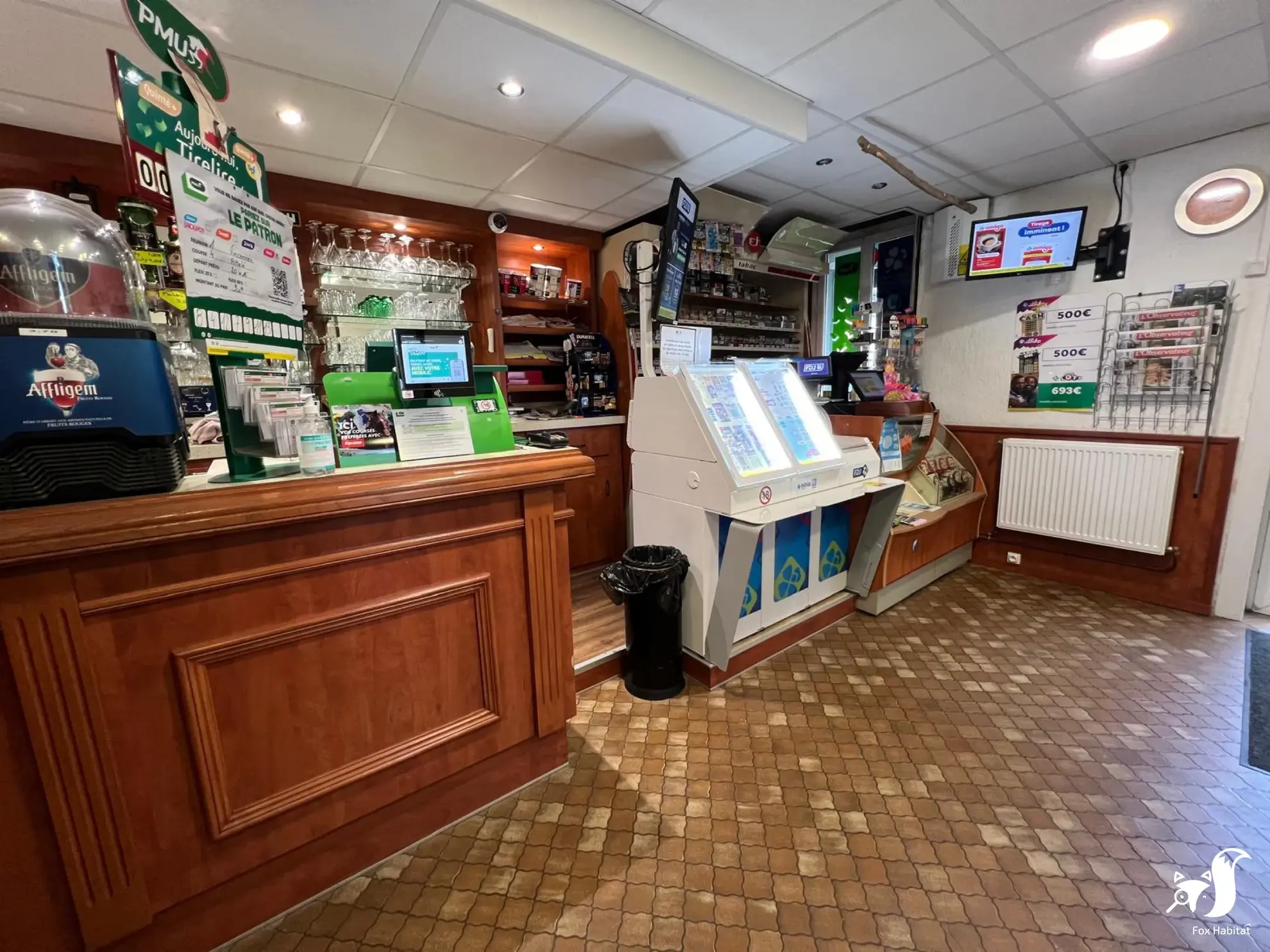 Fonds de commerce à vendre à Bertry – Bar, Tabac, Loto, PMU 