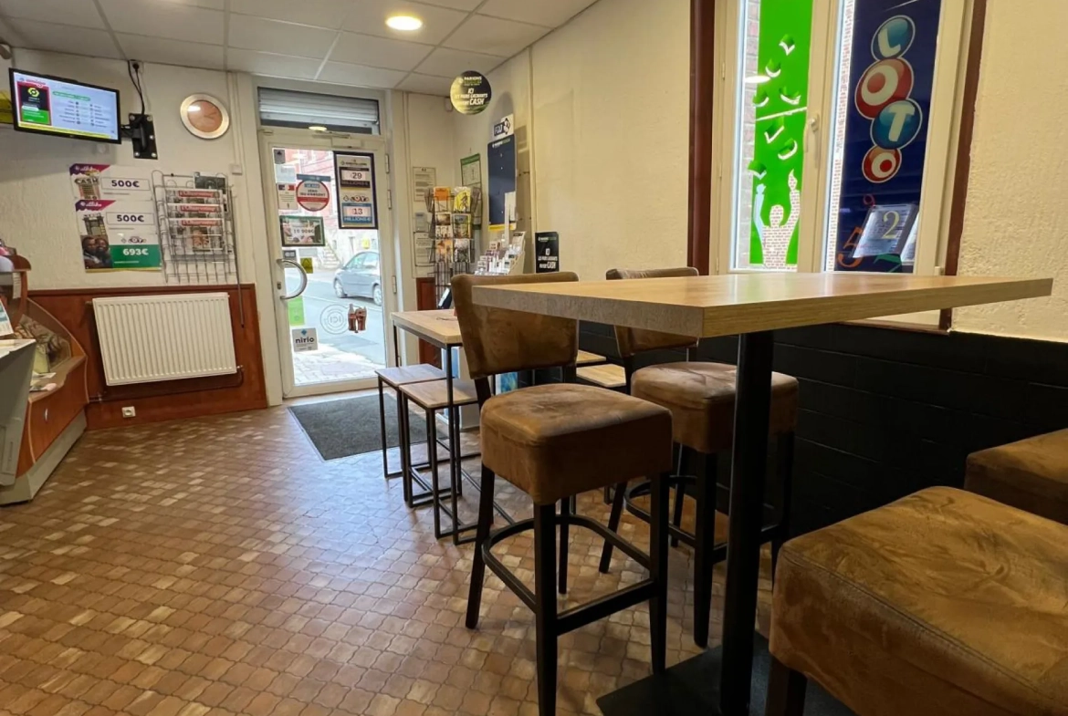 Fonds de commerce à vendre à Bertry – Bar, Tabac, Loto, PMU 