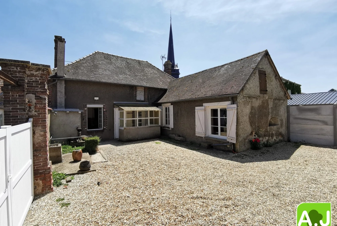 Maison 3 chambres à Ezy-sur-Eure à rénover avec terrain clos 